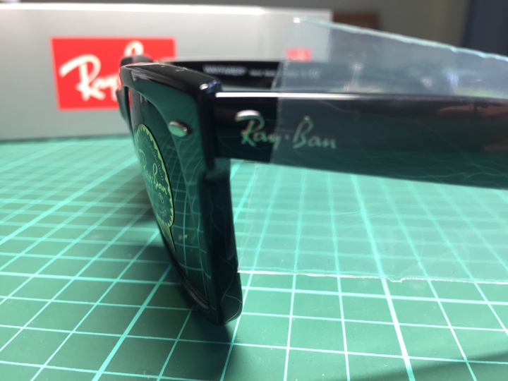 RB2140-F 901小版開箱(請問這副是正品?)