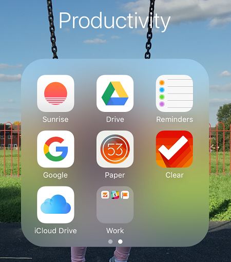 ios 10 有資料夾放資料夾的功能嗎