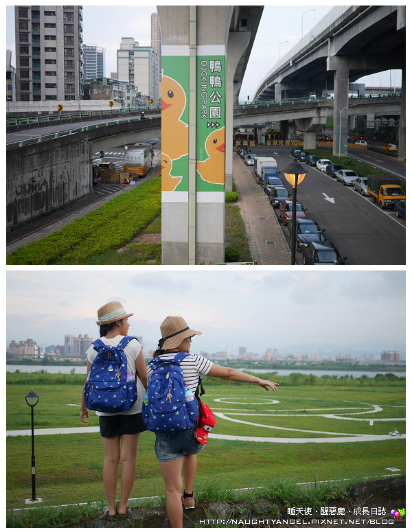 新北市鴨鴨地景藝術公園，超吸睛！地表最狂！可騎單車順遊重新橋市集、星光碼頭