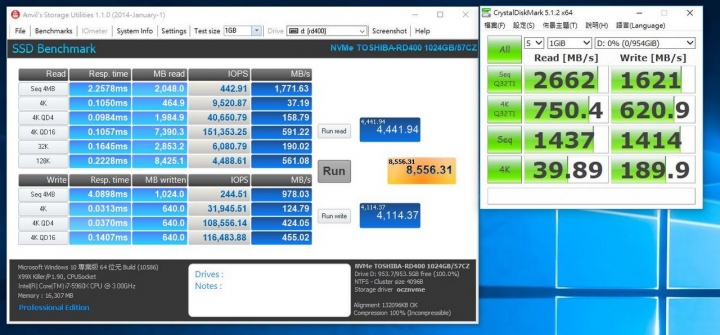 擁抱 NVMe 新世代，Toshiba OCZ RD400 1TB SSD 開箱測試