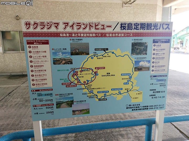Welcome Cute一日券 搭市電、渡輪、巡迴巴士遊櫻島