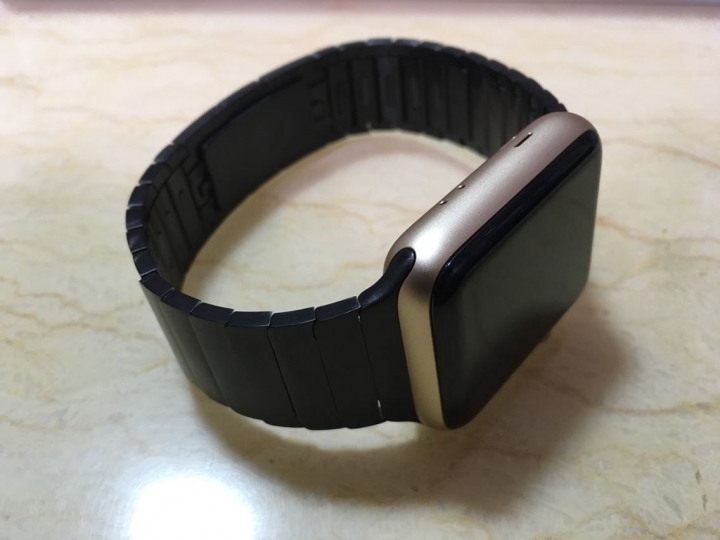 [開箱] Watch Series2 Gold Aluminum+黑不鏽鋼錶帶