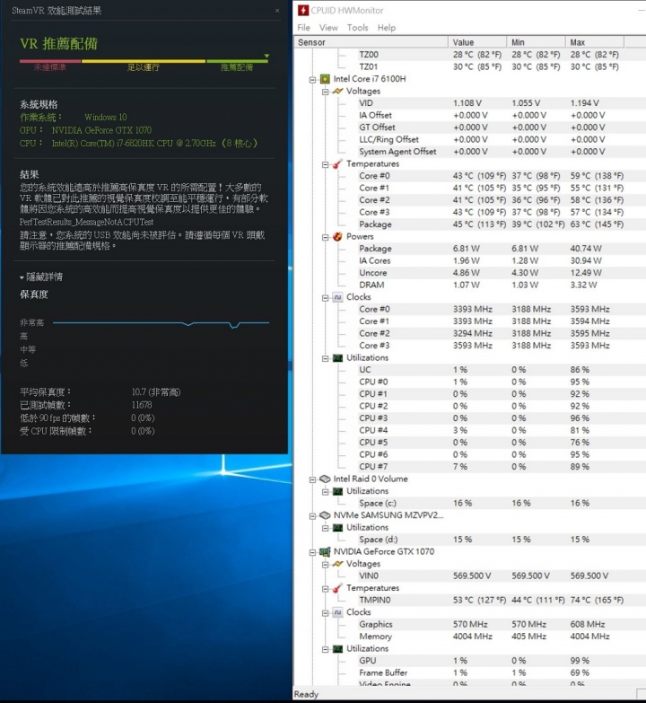AORUS X5 V6 RAID0測試與遊戲溫度分享
