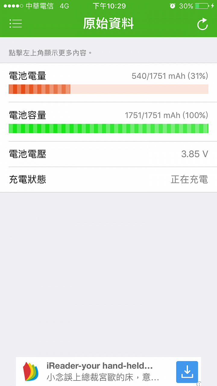 I6更新到iOS10後電池用量
