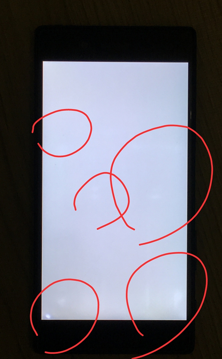 XPERIA Z5 白斑 黃斑