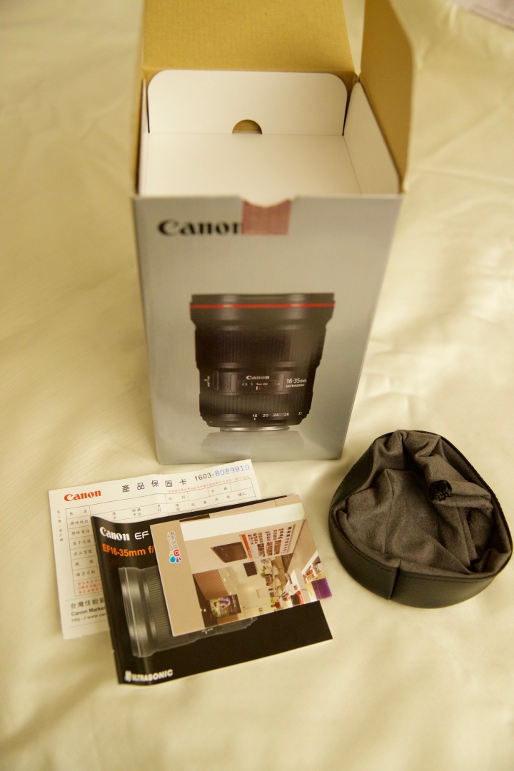 Canon EF 16-35mm F2.8L III不專業開箱文