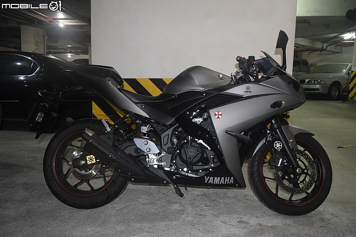暗黑軍團YAMAHA-R3消光灰之關箱