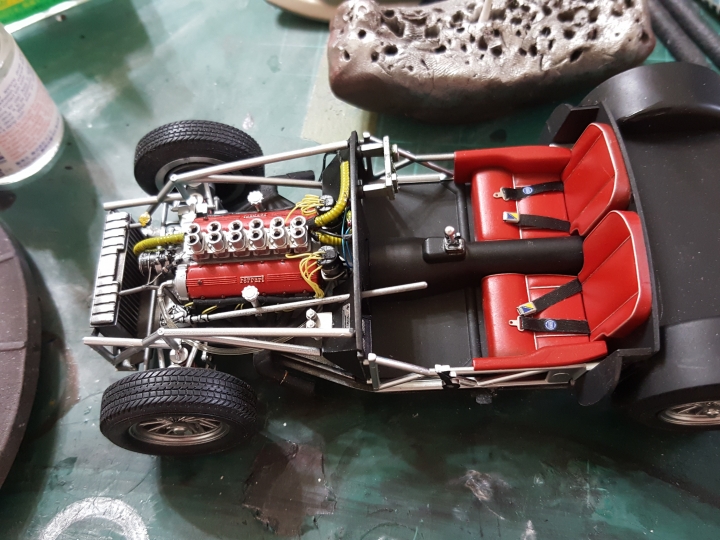 [Hasegawa 1:24] 長谷川  法拉利 250 TR  Hasegawa Ferrari 250 Testa Rossa 製作過程