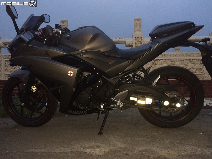 暗黑軍團YAMAHA-R3消光灰之關箱