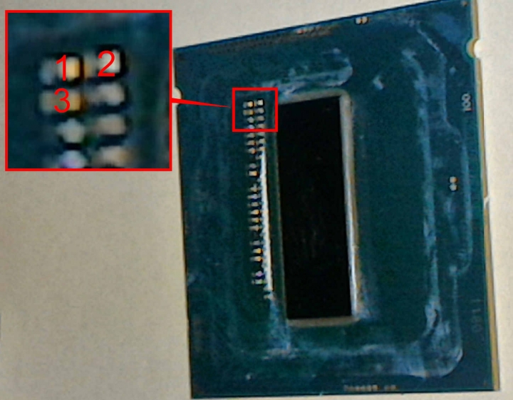 I7 4790K 開蓋 少了幾個電容!!!