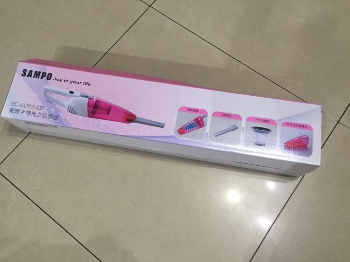 [開箱] 聲寶 手持直立吸塵器(EC-AD07UGP)