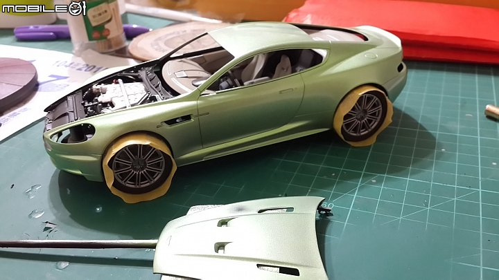[Tamiya 1:24] 田宮 奧斯頓馬丁 DBS Aston Martin DBS 製作過程