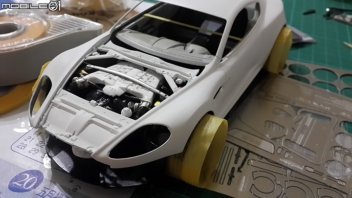 [Tamiya 1:24] 田宮 奧斯頓馬丁 DBS Aston Martin DBS 製作過程