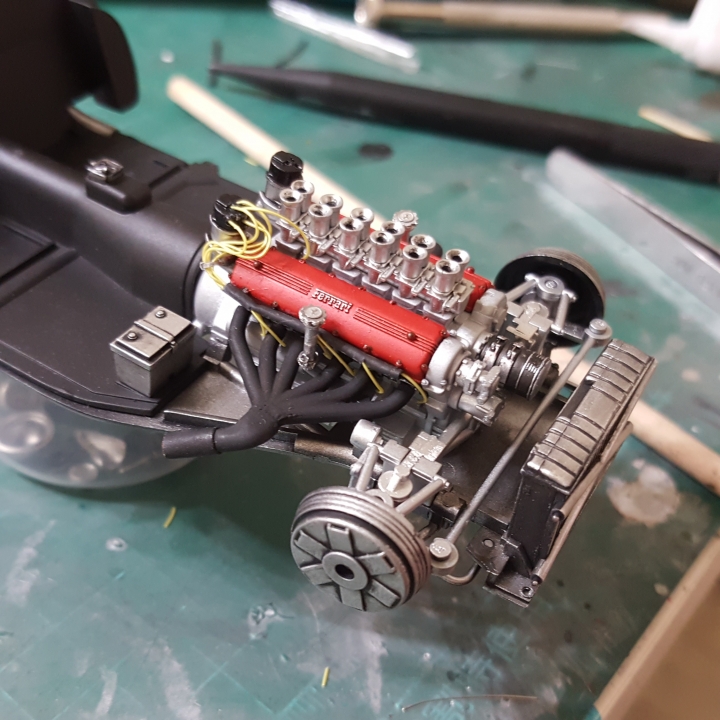 [Hasegawa 1:24] 長谷川  法拉利 250 TR  Hasegawa Ferrari 250 Testa Rossa 製作過程
