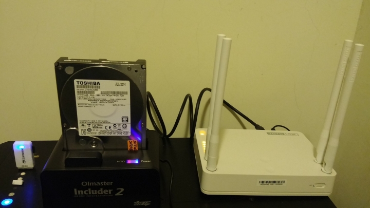 淘寶1千5的ac分享器(usb3)當NAS實測上35MB/s totolink a3004ns