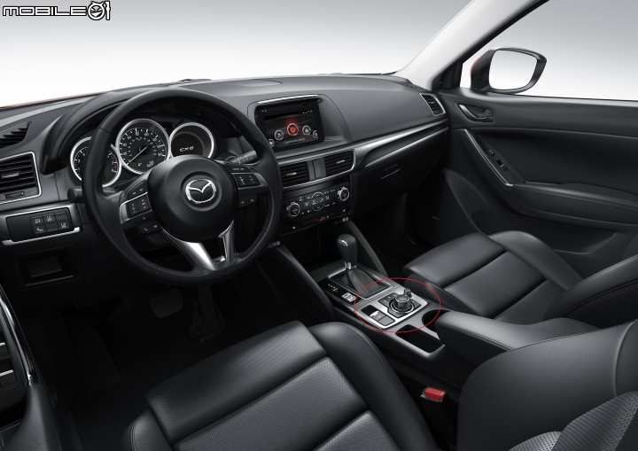 請問CX5 MZD旋鈕控制鍵下方是甚麼?