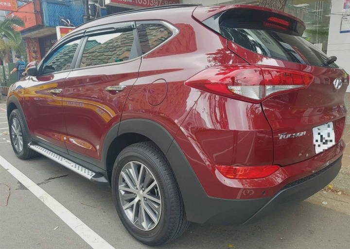 Tucson 赤焰紅 交車微開箱