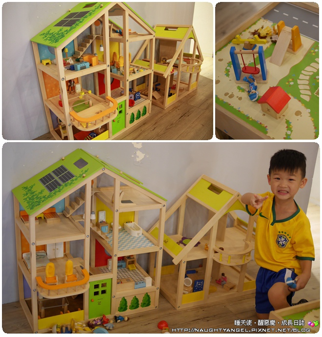 原木打造的親子遊戲空間X木樂地台北大安館★德國Hape原木玩具、家家酒廚房、超市、滑梯玩沙、娃娃屋、軌道車車★