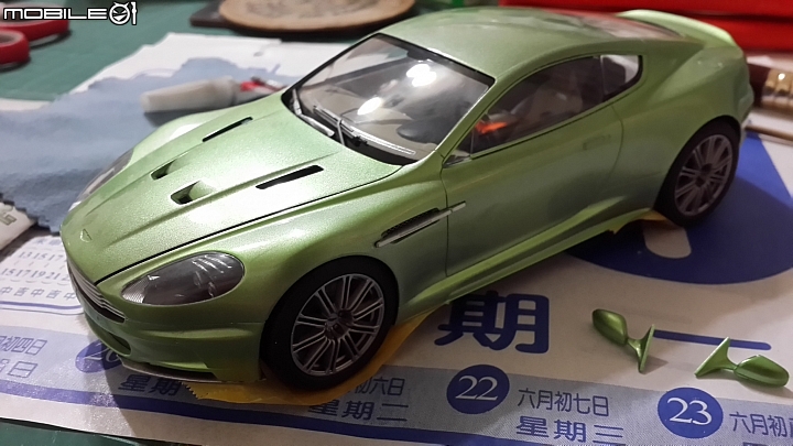 [Tamiya 1:24] 田宮 奧斯頓馬丁 DBS Aston Martin DBS 製作過程