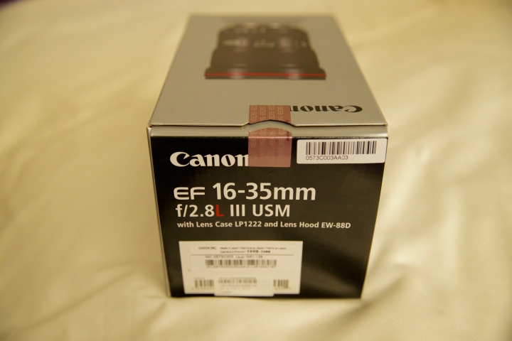 Canon EF 16-35mm F2.8L III不專業開箱文