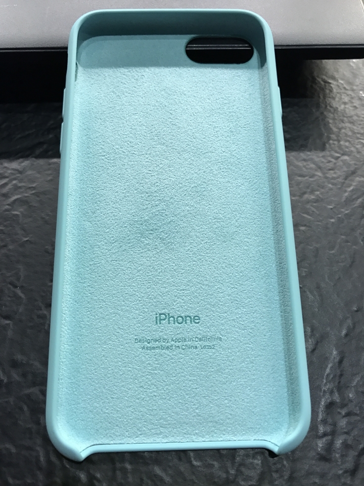 iPhone7 原廠矽膠殼 冰海藍色