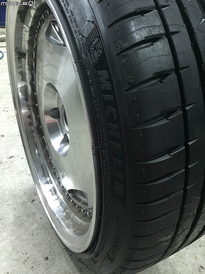 購買總代理Michelin Pilot Sport 4 新胎變形處理求助