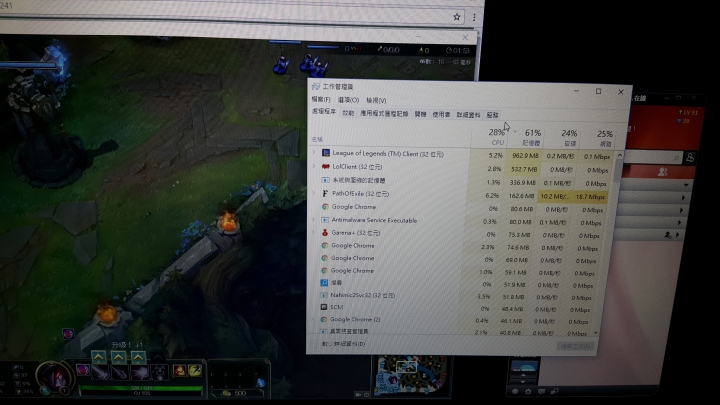 想問一下PE70 6QE遊戲(LOL)問題