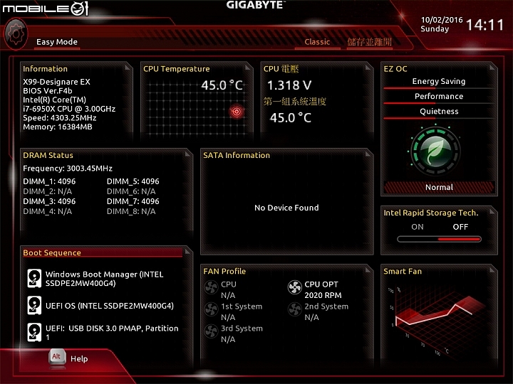 GIGABYTE X99-Designare EX搭載Intel Core i7-6950X超頻解析