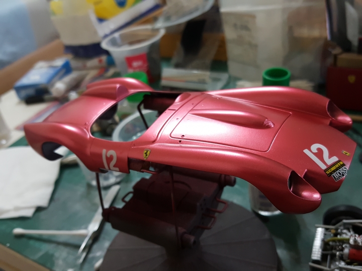 [Hasegawa 1:24] 長谷川  法拉利 250 TR  Hasegawa Ferrari 250 Testa Rossa 製作過程