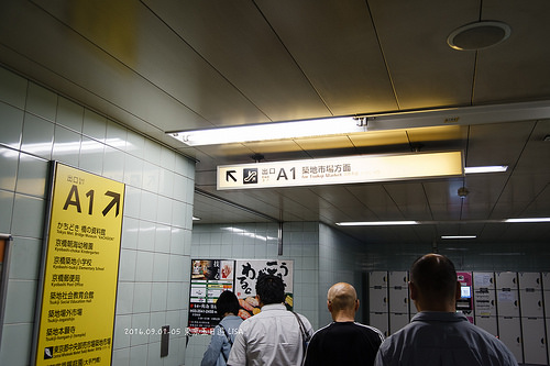 [走跳] 日本東京五日遊 day2 （上）- 築地市場、磯壽司、築地本願寺