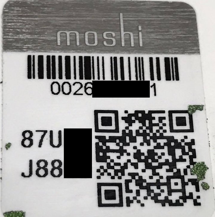 [開箱] Moshi的90度彎頭充電線(150cm)