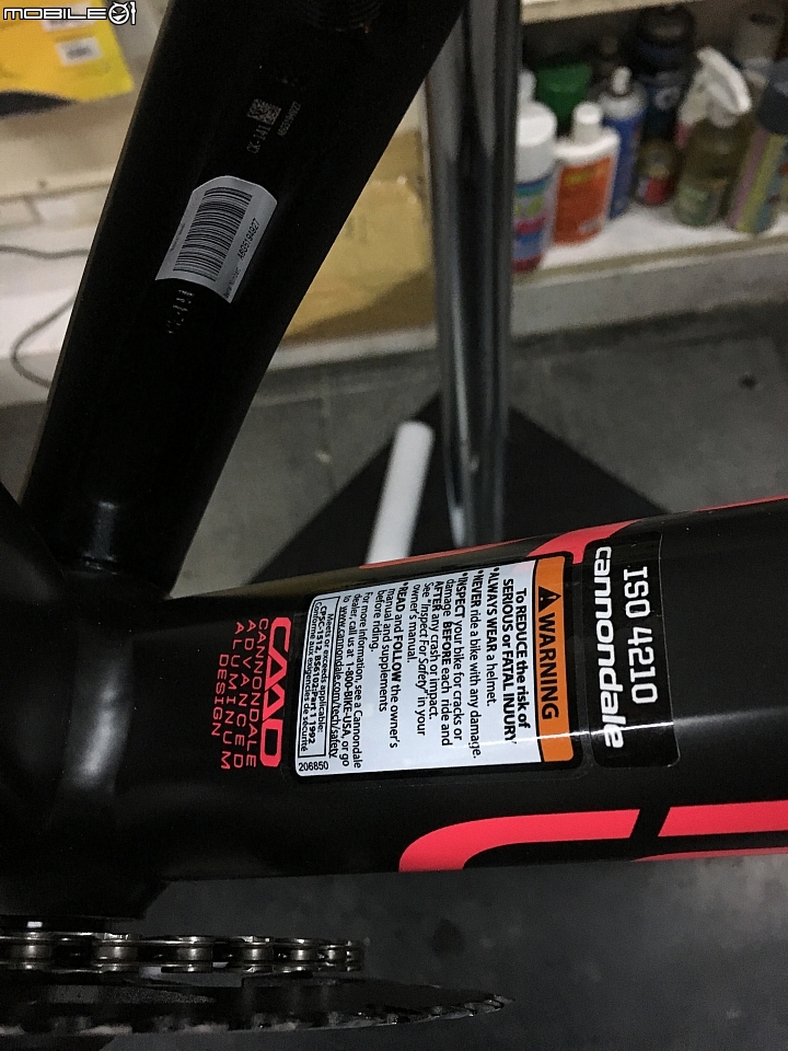 [深情的開箱]Cannondale 2017 CAAD12 WOMEN'S 105-女車(圖多慎入）