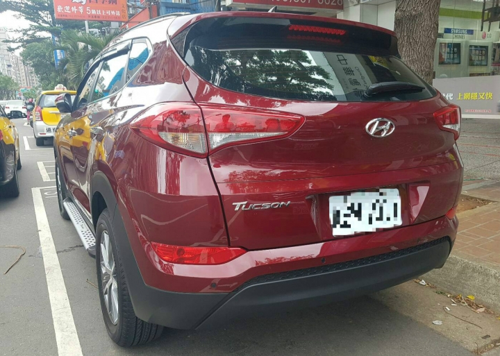 Tucson 赤焰紅 交車微開箱