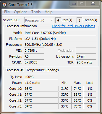 I7-6700K 超頻請教...