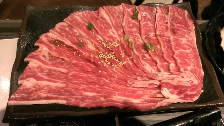 [烤肉/燒肉/火鍋/火烤兩吃]苗栗頭份尚順附近一喜燒肉~天使紅蝦超大隻~霜降牛~好好吃~