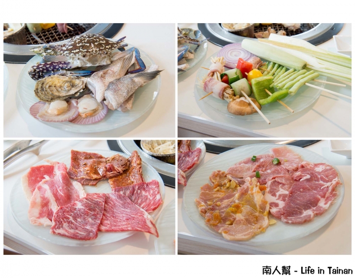 【台南市東區-吃到飽】調酒.氣泡水飲料暢飲│烤螃蟹.牡蠣.鳳螺│首創迴轉燒物吃到飽~~排隊燒物