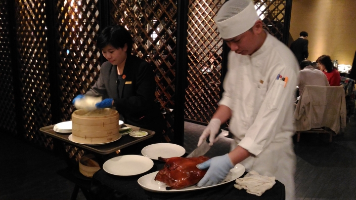 在台南也可以享用到來自宜蘭的頂級櫻桃鴨~台南晶英酒店-晶英軒櫻桃鴨套餐