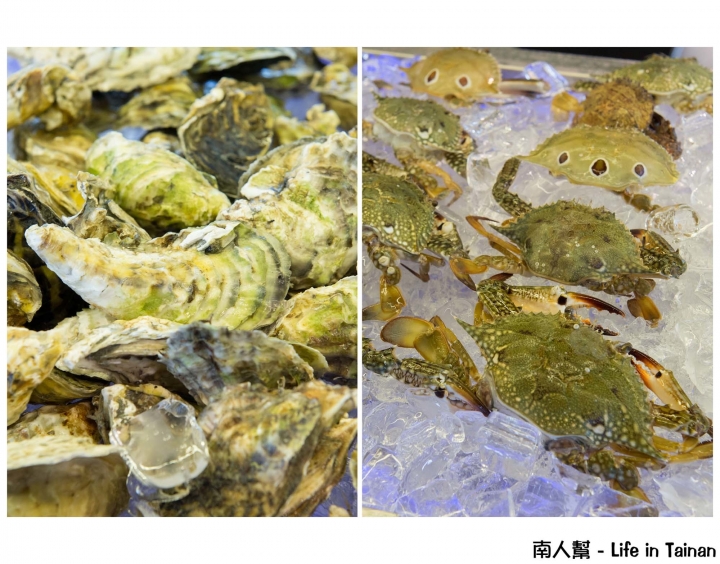 【台南市東區-吃到飽】調酒.氣泡水飲料暢飲│烤螃蟹.牡蠣.鳳螺│首創迴轉燒物吃到飽~~排隊燒物