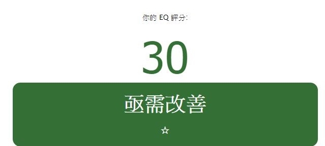 網路上常有測 IQ 有人知道EQ怎樣測？