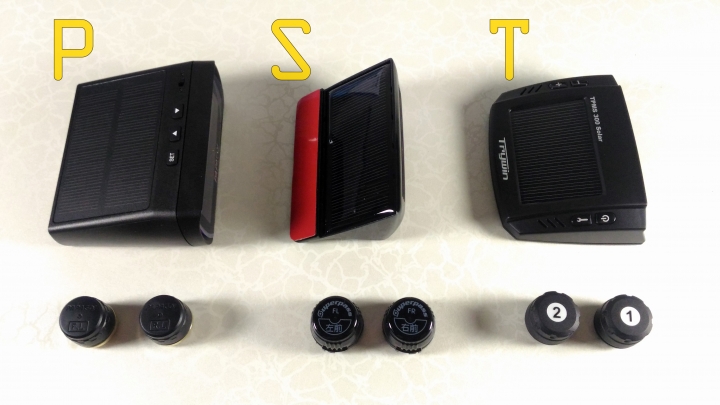 三款太陽能胎壓偵測比較 Papago S60E supercam 獵豹 T190 Trywin TPMS 300Solar