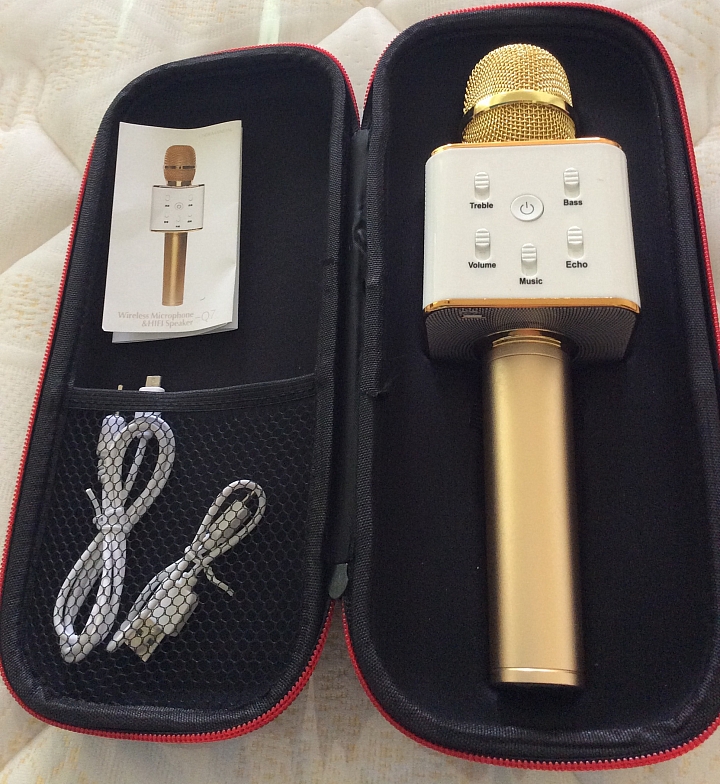 「外貿原單」Q7藍牙麥克風簡易開箱