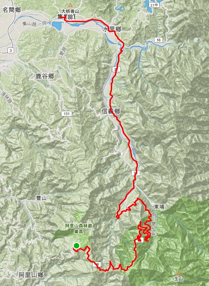 2015 單車旅行 環半島遊記 Day-6 阿里山-集集