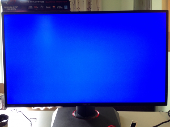 ASUS PG279Q簡單開箱 給在選4K 2K的人做參考