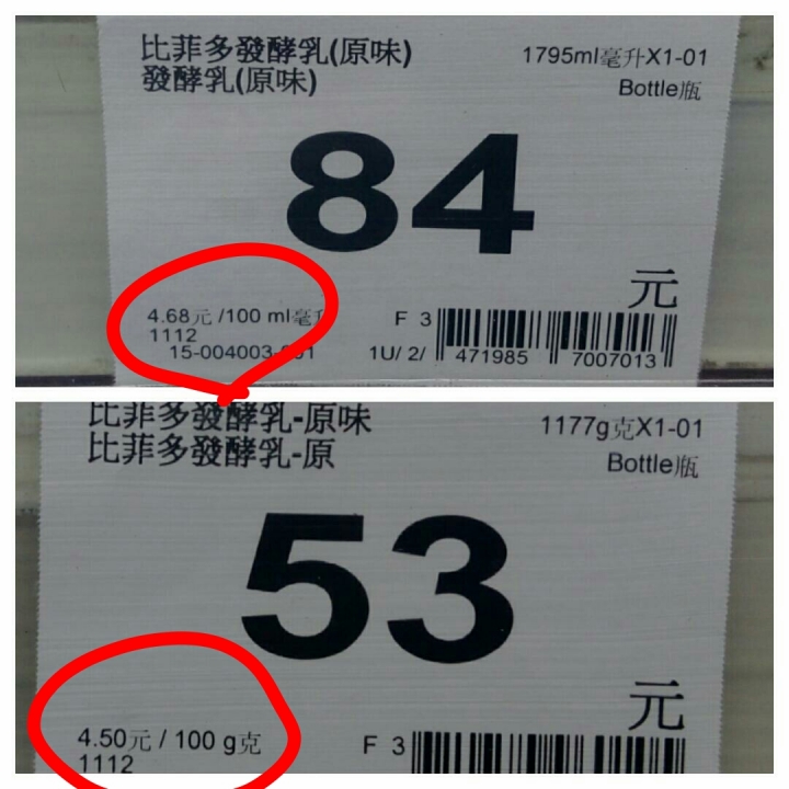 [討論] 不是應該 買越多~ 單價越便宜嗎? 為何家樂福賣的巧克力棒跟養樂多~ 好像不是這樣~