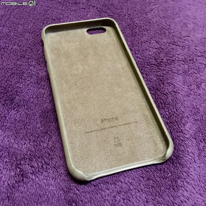 iPhone6s 原廠皮革保護套（棕）開箱