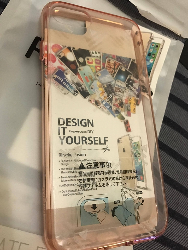 iPhone 7 (4.7) Ringke Fusion透明背蓋防撞手機殼 開箱