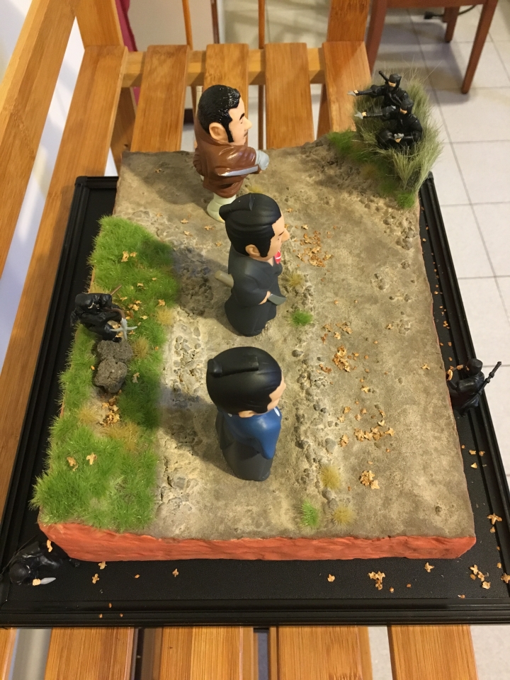 冷門的收藏分享--日本時代劇公仔--盲劍客,帶子狼,用心棒+忍者