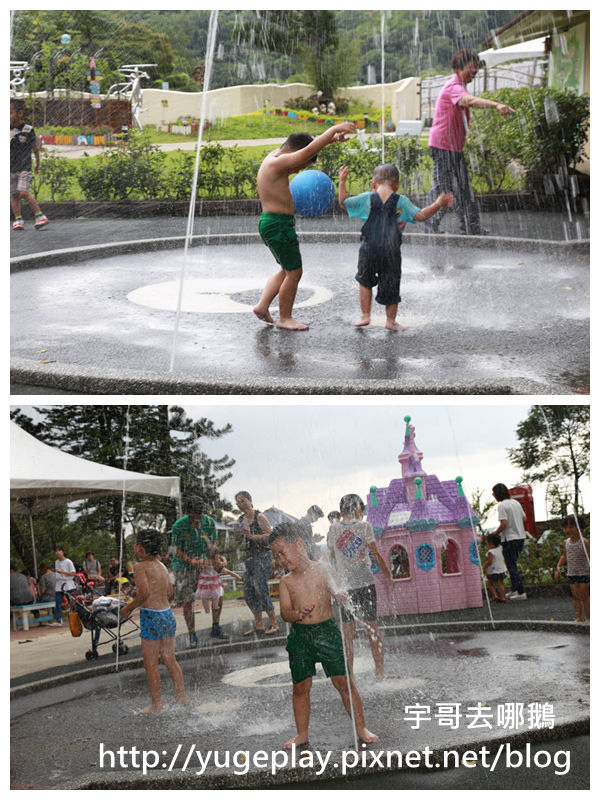 【宇哥去新竹】新埔的森林鳥花園,有沙坑/水池/噴水池/塗鴉區/迷宮/攀岩/盪鞦韆/磨石子溜滑梯/騎小車區/積木/鳥園/CP值絕對高的好地方