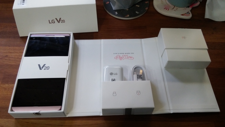 LG V20 粉紅豬鼻子開箱