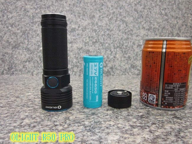 OLIGHT H1(16340) & S2R (18650) & R50 (26650)  多用型頭燈處女之作 和  輕.重兩級量隨充EDC